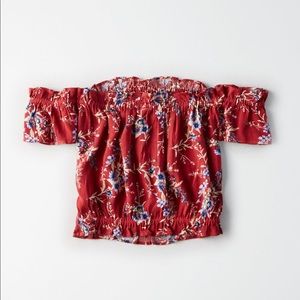 American Eagle off the shoulder top